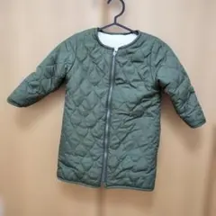 リバーシブル★オリーブグリーン ボア キルティング アウター