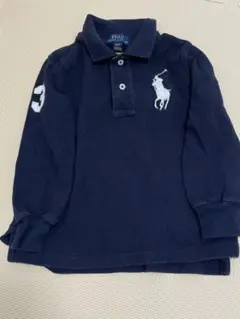 Polo Ralph Lauren ポロシャツ 2T ネイビー　ビックポニー