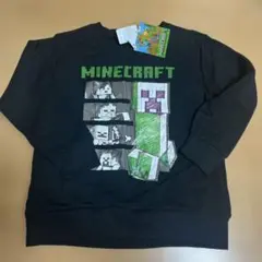 Minecraft トレーナー ブラック 140サイズ