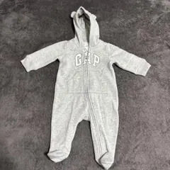GAP フード付きロンパース グレー