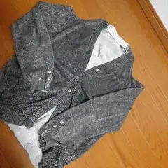 オフショルダーカーデ《ラメ入り》