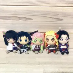 鬼滅の刃　ちびぐるみ　伊黒小芭内　甘露寺蜜璃　竈門炭治郎　3点　送料無料匿名配送 鬼滅の刃 ちびぐるみ 冨岡義勇 伊黒小芭内 甘露寺蜜