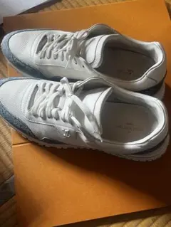 Louis Vuitton スニーカー ホワイト/デニムモノグラム 9.5