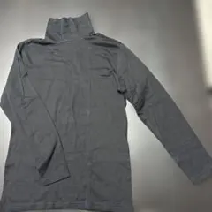 無印良品 タートルネック L 黒