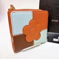 完売品 マリークワント パッチワーク財布 牛革 箱タグ付 極美品のサムネイル