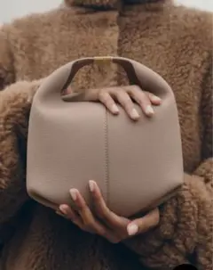 美品sale ポレーネ beri 2wayバッグ トープカラー 定価7.5万〕パリ本店POLÈNE ポレーヌ Beri 2waybag トープ
