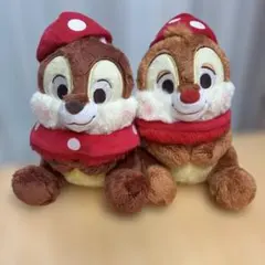 新品 タグ付き チップとデール BIG ぬいぐるみ ディズニーストア