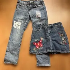 GapKids デニムパンツ & スカート 2点セット