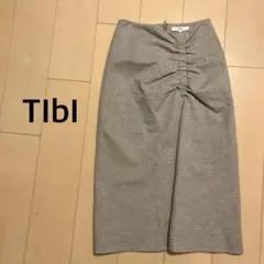 Tibi ティビ★スウェットスカート グレー ギャザーのサムネイル