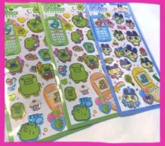 【正規品】【匿名配送】平成はっぴーフォンたまごっちくちぱっち2枚＆まめっち1枚