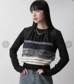 ローリーズファーム　異素材ベスト