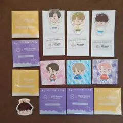 スシロー×BTS Island アクリルスタンド 3個、ステッカー3枚セット