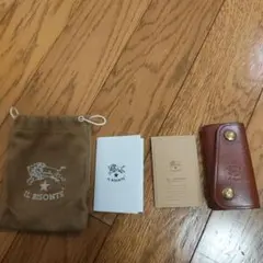 IL BISONTE レザーキーケース ブラウン