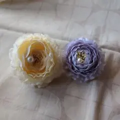 コサージュ　2個セット