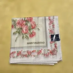 MARIO VALENTINO 花柄 ハンカチ