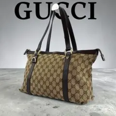 グッチ GUCCI GGキャンバス トートバッグ ハンドバッグ 肩掛け A4収納