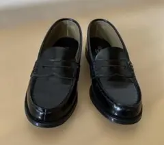 【美品】　ハルタ　HARUTA アーヴィン　 コインローファー　黒