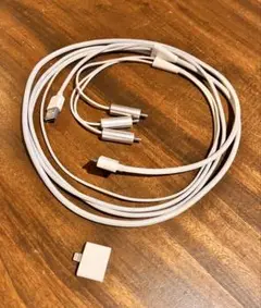 Apple純正 旧iPhone用30pinアダプター 赤白黄RCA端子 映像出力