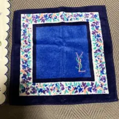 YSL タオルセット ネイビー フルーツ柄