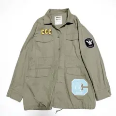 ロデオクラウンズワイドボウル OR BDUジャケット ミリタリー ワッペン