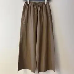 ワイドパンツ ゴムウエスト