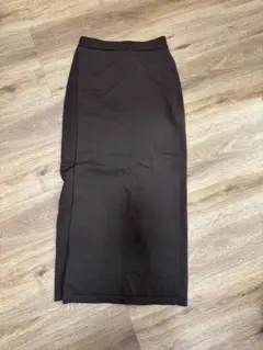 MOUSSY ロング丈 タイトスカート スリット入り