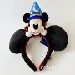 ミッキー　魔法使いの弟子　ぬいぐるみ　カチューシャ　香港ディズニー