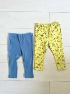 BREEZE ベビー　パンツ　レギンス　80サイズ　美品　2着セット