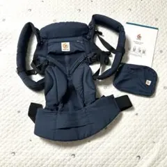 美品　エルゴベビー　OMNI360 ミッドナイトブルー クールエア　抱っこ紐