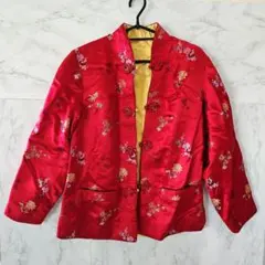【美品】チャイナドレス　ジャケット　リバーシブル　サイズ表記無し