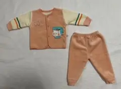 ベビーパジャマセット オレンジ系 95cm未満