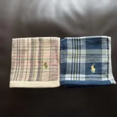新品未使用　ラルフローレン　ウォッシュタオルセット 2枚セット お買い得