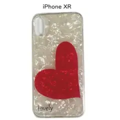 【セール品】 iPhone XR アイフォンXR シェル ケース ハート 大