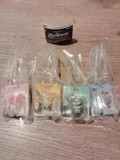 ズートピア ブリスターチャームコレクション ガチャガチャ カプセルトイセミコンプ