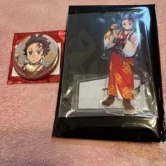 鬼滅の刃 干支 午年 アクリルスタンド 缶バッジ　竈門炭治郎