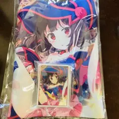 このすば　めぐみん　ブラックマジシャンガール　プレイマット　スリーブ