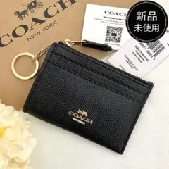 新品　正規品☆COACH(コーチ)コインケース　メンズ ブラック レザー
