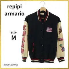 repipi armario アウター ジャンパー ブルゾン ワッペン 紺 M