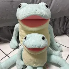 おとぼけケロピョン　水色(ケロティー)×水色(ケロティー)　ぬいぐるみ
