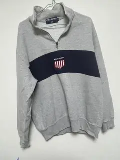 早い者勝ち POLO SPORT ハーフジップトレーナー　定番グレー