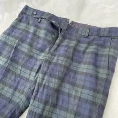ジャーナルスタンダードレリューム／チェック柄カジュアルパンツ 緑　L?