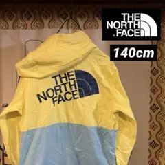 【美品】 THE NORTH FACE レインジャケット 140cm ビッグロゴ