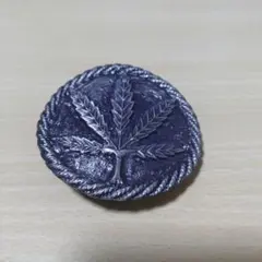 葉デザイン メタルバックル