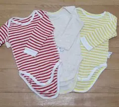 UNIQLO 80㎝ ベビー肌着 ボディスーツ 3枚セット