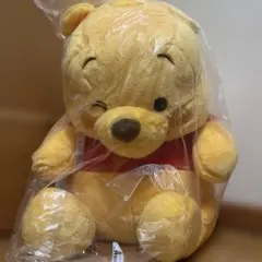 くまのプーさん　Fuku Fukuウィンク超超BIGぬいぐるみ　新品未開封品