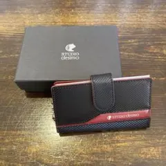 TC52 STUDIO desimo レザー キーケース ブラック レッド