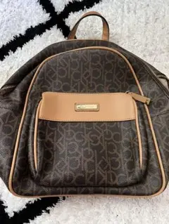 カルバンクライン　レザー　バックパック　リュック