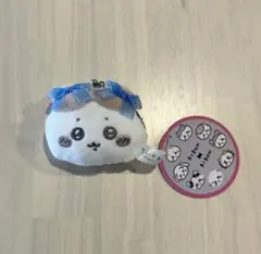 ちいかわ　ミニがまぐち　リボン　ハチワレ