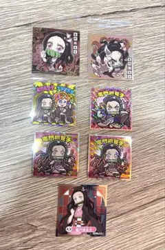 鬼滅の刃 ウエハース ステッカー シール 竈門禰豆子 7枚セット