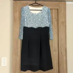 Sweet Mommyマタニティ レースバイカラーワンピース M フォーマル